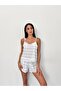 Blue Polka Dot Pajama Set with Adjustable Straps Shorts - 8