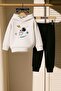 Astronaut Printed 3 Thread Children's Tracksuit Set