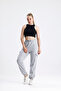 Gray Sweatpants with Cargo Pockets and Elastic Waist - 3