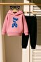 Baby Printed 3 Thread Children's Tracksuit Set