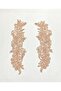 Guipure Applique / 2 Pack Guipure Applique / Powder Color