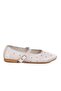 116 Z Silver Women's Stone Ballerinas - 3