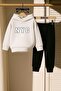 Nyc Printed 3 Thread Children's Tracksuit Set