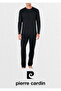 5 Piece Boxed 100% Cotton Robdöşambir - Pajama Set & Leather Slippers & Genuine Leather Belt Wallet Set - 5