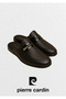 5 Piece Boxed 100% Cotton Robdöşambir - Pajama Set & Leather Slippers & Genuine Leather Belt Wallet Set - 2
