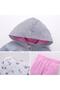 MiniMe Three-Piece Clothing Set for Girls | 9–12 Months | Denim Blue | Polyester& Cotton - 3