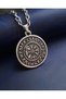 Vegvi̇si̇r Compass Design Necklace Men's Necklace