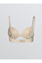 Pink Underwire Padded Plain T-Shirt Bra - 4