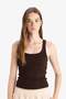 Fitted Ribbed Camisole Tank Top (26 Sp)
