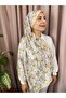 Mineleşarp Olivia Kras Shawl - رمادي أصفر