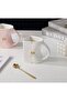 Ceramic Mug with Bag Design and Spoon Mug Tea Coffee Heat Resistant Decorative Gift 400 ml