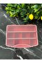 Provides Order and Elegance with the 8 Compartment Red Organizer Box - 6