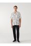 Regular Fit Short Sleeve Patterned Men's Shirt - 2