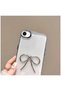 Apple iPhone 16E Compatible Case Bow Silicone Case Transparent - 2