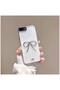 Apple iPhone 8 Plus Compatible Case Bow Silicone Case Transparent