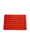 Silicone Heart Shape Mould, 48 Cavities, Red, Non-Stick Baking Mat - 3