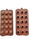 Silicone Baking Mould Set – Semi-Sphere & Cylinder, 15 Cavities, 2-Pack - 2