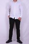 Sports Slimfit Slim Fit Pocketless Long Sleeve Dobby Patterned Men's Shirt - 3