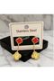 Women's Clover Detailed Dangle Steel Earrings