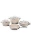 Granita 7 Pieces Non-Stick Cookware Set | Forged Aluminum Granite Coated Induction Base Cook - 2