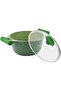 Essentials Non-Stick Casserole with Glass Lid 30cm | Green | PR81112 - 4