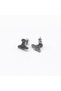 Nordic Mythology Thor 316L Stainless&Blackened Steel Earrings - 2