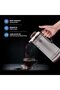 1.0L Vacuum Flask with Double Pink Glass Liner | Hot & Cold Temperature Retention | Leak-Pro - 4