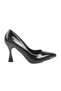 Pc-54747 Z Black Wrinkled Women's Evening Dress Shoes - 3