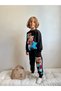 Dinosaur Printed Long Sleeve Boys Bottom Top Set - 2