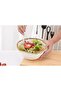 Beth & Lily – Sienna White & Gold Beaded Ceramic Medium Salad Bowl | Luxury Tableware | UAE GCC Gift - 6