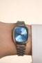 Valenza Classic Time Silver Blue Wrist Watch - 2