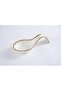 Beth & Lily – Sienna White & Gold Beaded Ceramic Spoon Rest | Luxury Kitchen Accessory | UAE GCC Home - 4