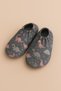 Non-Slip Sole Children's Sea Shoes Swimsuit Fabric Gray Colored Dinosaur Patterned - 2