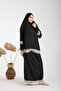 Two-Piece Guipure Lace Prayer Dress - 4