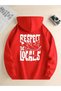 Unisex Respect the Locals Printed Oversized Winter 3 Thread 100% Cotton K Hooded Sweatshirt Hoodie