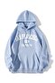 'Plus Size' Hooded San Francisco Printed Oversize Sweatsihrt