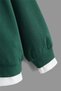 Kids Hooded Los Angeles Printed Sweatshirt Bitter Green - 4