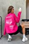 Plus Size Brooklyn1898 Back Back Printed 3 thread Crew Neck Sweatshirt - 5