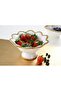 Beth & Lily – Sienna White & Gold Beaded Wavy Ceramic Bowl | Luxury Statement Piece | Eid Gift UAE GCC