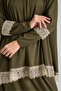 Two-Piece Guipure Lace Prayer Dress - 8