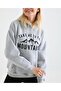 Design Plus Size Mountains Printed Oversize Sweatshirt - 2