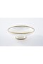 Beth & Lily – Sienna White & Gold Beaded Ceramic Footed Bowl | Luxury Table Centrepiece | Eid UAE GCC - 5