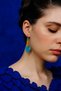Blue Heart Bead Earrings – Energy of Love Handmade - 2