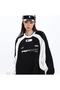 Unisex Streetwear Smarttooth Printed Black Piece Oversize Crew Neck Sweatshirt - 3