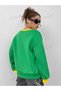 Unisex Brazil Printed V Neck Sleeve and Collar Yellow Cuff Oversize Winter Ssweatshirt Hoodie - 4