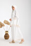 Two-Piece Guipure Lace Prayer Dress - 2