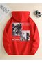 Unisex Be True of Printed Oversized Winter 3 Thread 100% Cotton K Hooded Sweatshirt Hoodie
