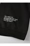 Large Size Beige-Black 'Nasa' Printed 3 Thread Hooded Oversize Pocketless Sweatshirt/Hoodie - 6