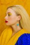 Blue Heart Bead Earrings – Energy of Love Handmade - 4
