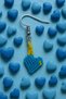Blue Heart Bead Earrings – Energy of Love Handmade - 3